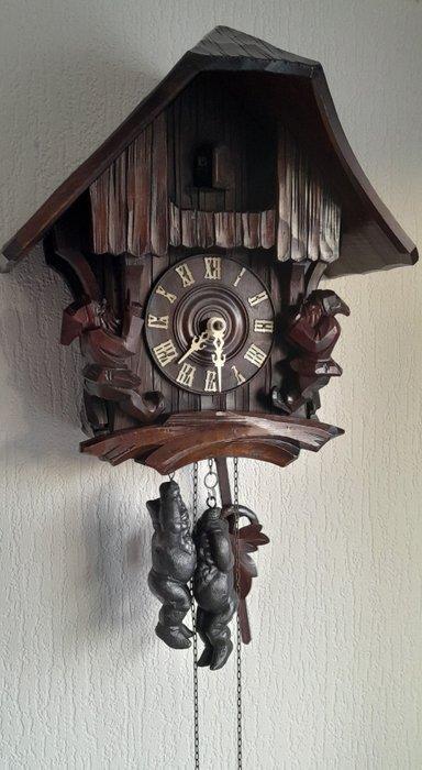 Koekoeksklok - Vintage - Lindehout - 1930-1940 - Kabouter, Antiek en Kunst, Antiek | Klokken
