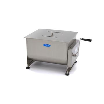 Vleesmenger - 40 L - 35 Kg Vlees - Dubbele As - Handmatig, Verzenden