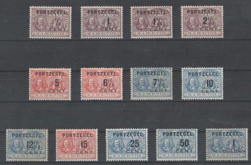 Nederland 1907 - Portzegels De Ruyter - NVPH P31/P43, Timbres & Monnaies, Timbres | Pays-Bas