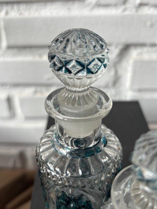 Flacon de parfum (2) - Cristal - Coiffeuse française, Antiquités & Art, Curiosités & Brocante