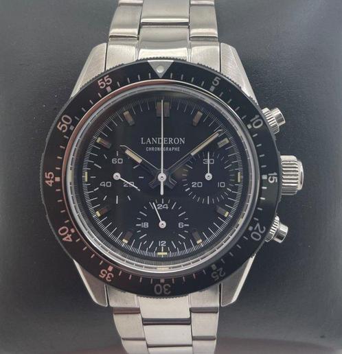 Landeron - Chronographe Tri-Compax - Heren - 2020+, Handtassen en Accessoires, Horloges | Heren