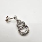 Zilver, 925 Sterling Zilver & Marcasiet - Hangoorbellen -