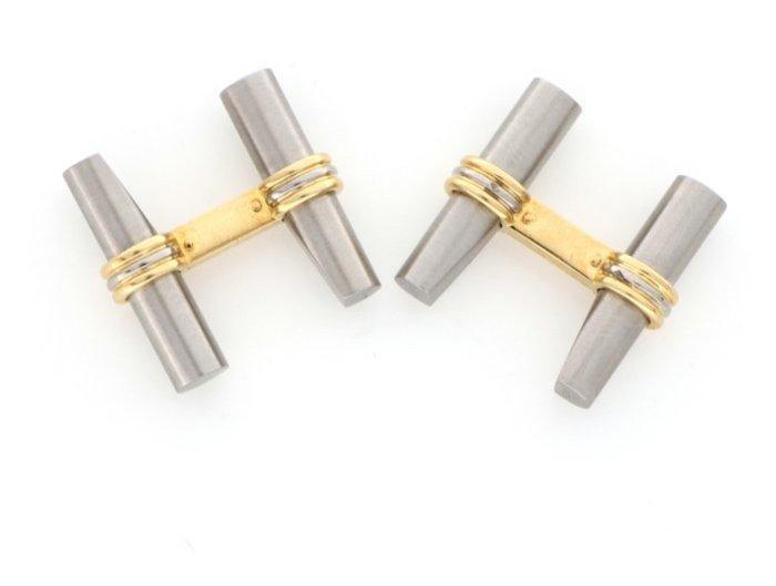 Van Cleef & Arpels - Manchetknopen - 18 karaat Staal, Geel, Handtassen en Accessoires, Antieke sieraden