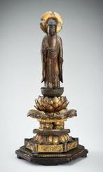 Large  Amida Statue, the Buddha of Limitless Light - Statue, Antiquités & Art