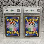 Pokémon - 2 Graded card - SAR Mewtwo & Charizard Vstar, Hobby en Vrije tijd, Verzamelkaartspellen | Pokémon, Nieuw