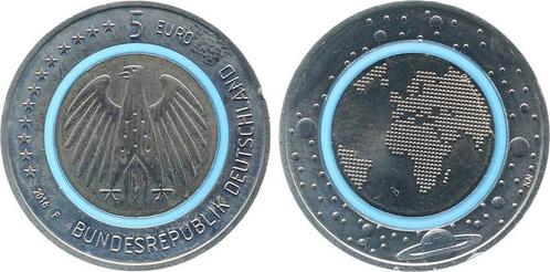 5 Euro Blauer Planet 2016 F stgl Duitsland, Postzegels en Munten, Munten | Europa | Euromunten, België, Verzenden