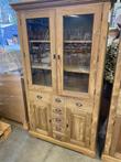 Vitrine gerecycleerd teakhout (nieuw, outlet)