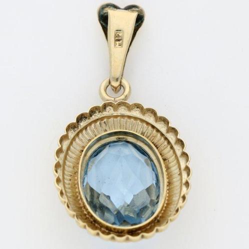 Zonder Minimumprijs - Hanger - 14 karaat Geel goud - 4.35ct., Handtassen en Accessoires, Antieke sieraden