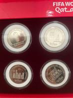 Wereld. 1978 Argentina / 2022 Qatar World Cup Coin (Zonder, Postzegels en Munten
