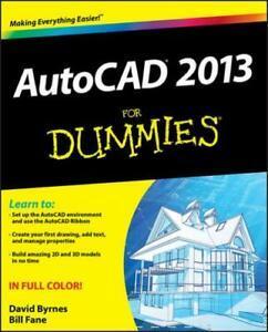 AutoCAD 2013 for dummies by Bill Fane (Paperback), Livres, Livres Autre, Envoi