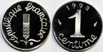 France Frankreich Km 928 1 Centime 1993 Typ Weizenkolben, Verzenden, België