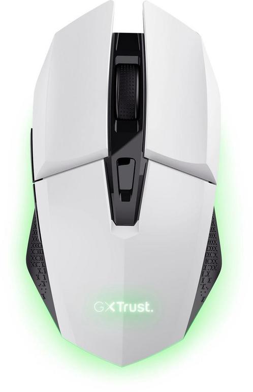 Draadloze Gaming Muis - 4800 DPI - Verlichting - Wit Trus..., Computers en Software, Muizen, Nieuw, Verzenden