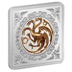 Neuseeland. Silver medal 2022 Game of Thrones -Targaryen