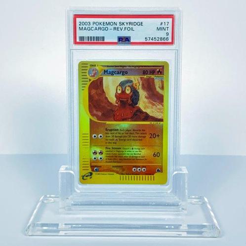 Magcargo Reverse Foil - Skyridge 17/144 Graded card - PSA 9, Hobby en Vrije tijd, Verzamelkaartspellen | Pokémon