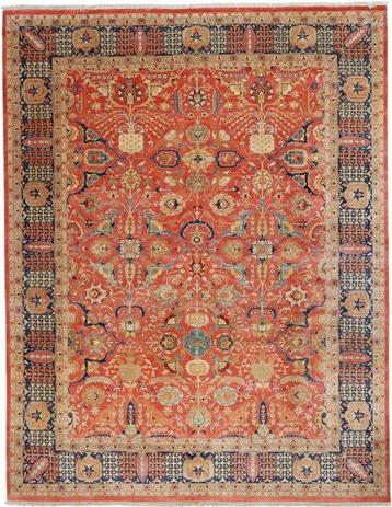 New Pakistani Tabriz Handmade Rug Elegant Design - beschikbaar voor biedingen