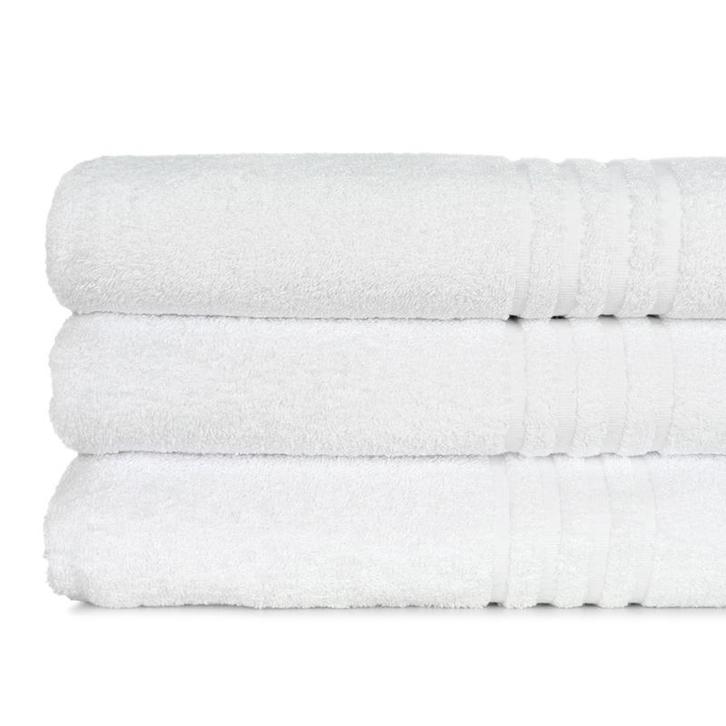 Saunalaken Wit 100x150cm 500 gr/m2 - Treb Bed & Bath, Huis en Inrichting, Badkamer | Badtextiel en Accessoires, Handdoek, Overige kleuren