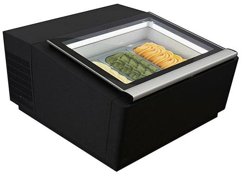Tafelmodel Schepijsvitrine Zwart Opent Aan De Bedieningszijd, Zakelijke goederen, Horeca | Keukenapparatuur, Koelen en Vriezen