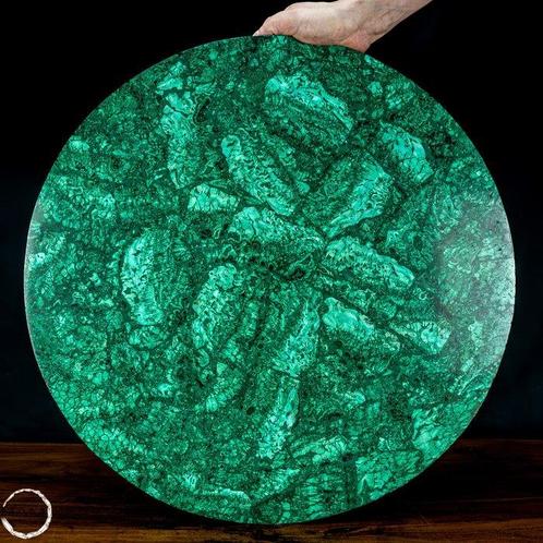 Zeer zeldzame eerste kwaliteit malachiet Tafelblad- 13080 g, Collections, Minéraux & Fossiles