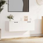 vidaXL Wandkast 100x36,5x35 cm bewerkt hout wit, Huis en Inrichting, Verzenden, Nieuw