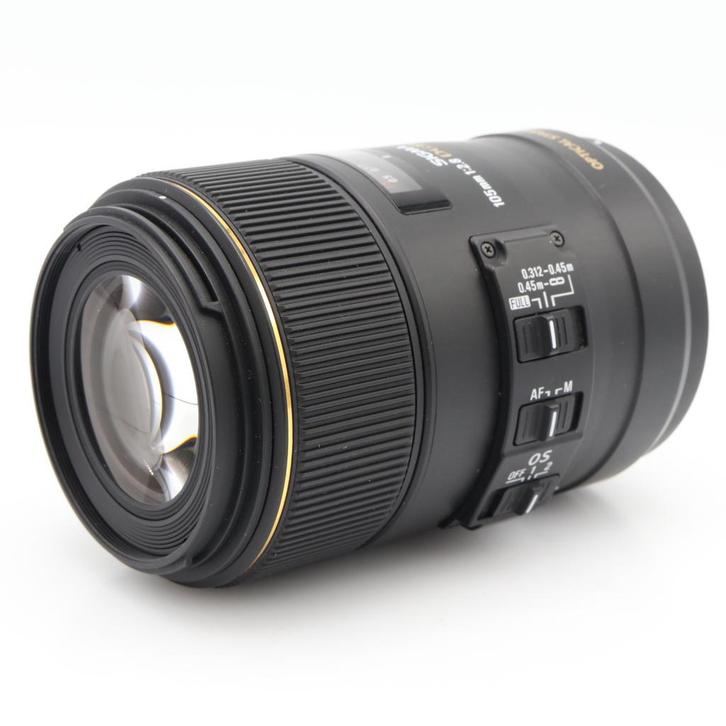 Sigma 105mm F/2.8 EX DG Macro OS HSM Nikon FX | Tweedehands, Audio, Tv en Foto, Foto | Lenzen en Objectieven, Zo goed als nieuw