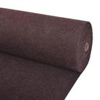 vidaXL Tapijt 1,2x10 m ribstof bruin, Tuin en Terras, Deurmatten, Verzenden, Nieuw