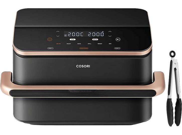 Cosori -  Twinfry Dualblaze - Airfryer - Zwart, Elektronische apparatuur, Airfryers, Airfryer, Nieuw, Verzenden