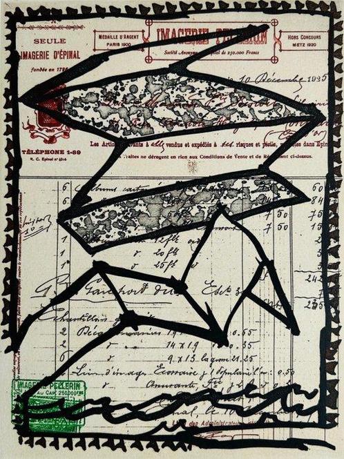 Pierre Alechinsky (1927) - Joyeuses affiches - Eau-forte, Antiek en Kunst, Antiek | Overige Antiek