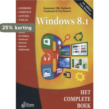 Het complete boek Windows 8.1 9789059406940 John Vanderaart