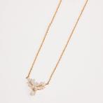 Halsketting - 14 karaat Geel goud - 0.74ct. tw. Diamant, Handtassen en Accessoires, Kettingen, Nieuw