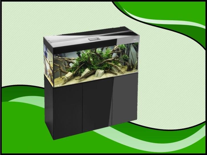 Aquael Glossy 120 zwart aquarium set inclusief glossy meubel, Dieren en Toebehoren, Vissen | Aquaria en Toebehoren, Nieuw, Verzenden