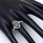 Bague - 14 carats Or jaune - 3.45ct. tw. Saphir - Diamant, Handtassen en Accessoires, Ringen, Nieuw