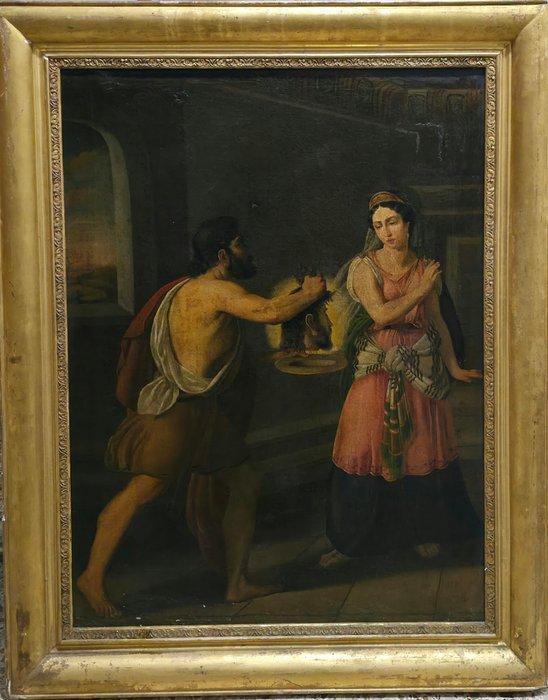 Scuola neoclassica (XVIII-XIX) - Salome e la testa del, Antiek en Kunst, Kunst | Schilderijen | Klassiek