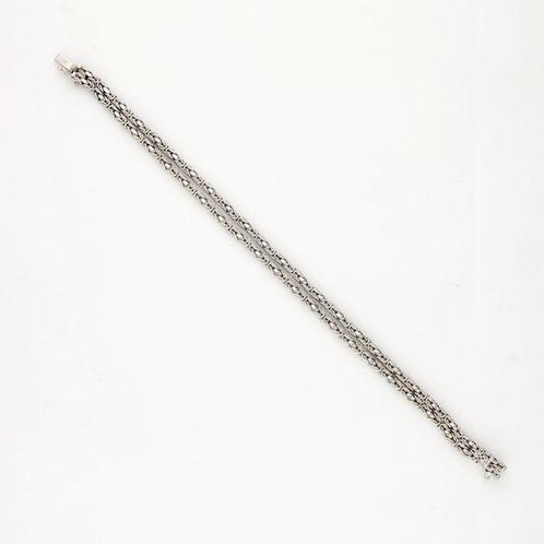 Armband - 18 karaat Witgoud, Handtassen en Accessoires, Armbanden