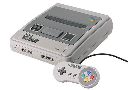 Super Nintendo SNES + Controller - Vergeeld, Games en Spelcomputers, Spelcomputers | Nintendo Super NES, Zo goed als nieuw, Ophalen of Verzenden