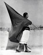 Tina Modotti (1896–1942) - Woman with Flag, Mexico City,