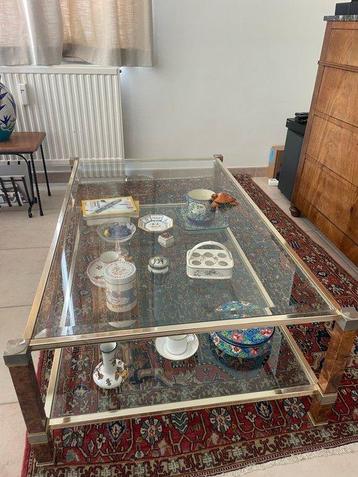 Belgo Chrom - Table basse - Verre beschikbaar voor biedingen