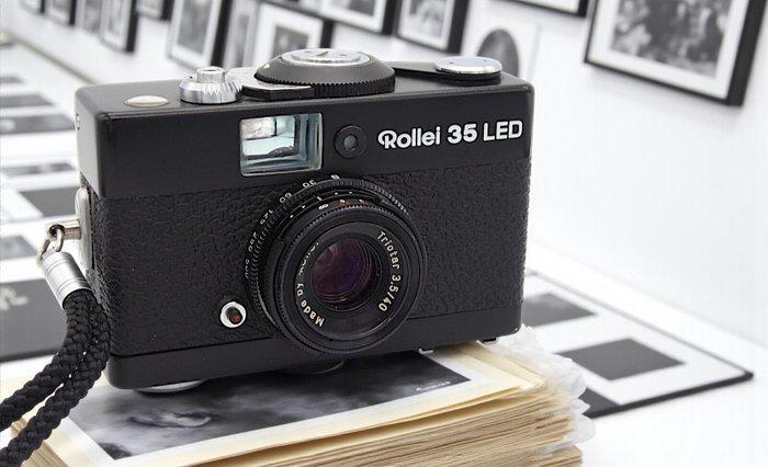 Rollei 35 Led con Triotar 3,5/40mm - Made in Singapore, Audio, Tv en Foto, Fotocamera's Analoog