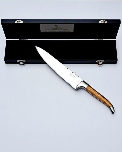 Laguiole - Chef Knife - incl. Certificate and luxury gift, Antiquités & Art, Antiquités | Ustensiles de cuisine