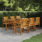 vidaXL Tuintafel 200x100x74 cm massief acaciahout, Tuin en Terras, Tuintafels, Verzenden, Nieuw