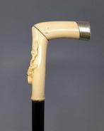 Canne de marche - Argent 925 - Style Forêt-Noire, Antiquités & Art