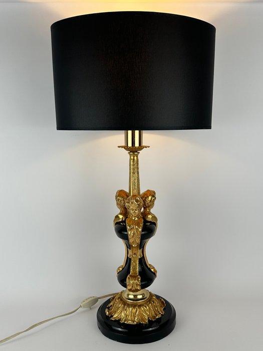 Tafellamp - Metaal, Steen - Een lamp in Empire-stijl, Antiek en Kunst, Curiosa en Brocante