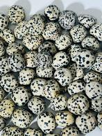 ***GEEN BOD*** Dalmatian (Kiwi) Jasper Tumbles | 58–60 stuks