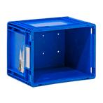 Stapelbak kunststof  L: 400, B: 300, H: 280 (mm) blauw, Bricolage & Construction, Ophalen of Verzenden