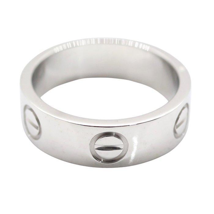 Cartier - Bague - Love - 18 carats Or blanc, Handtassen en Accessoires, Ringen
