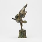 Beeld, NO RESERVE PRICE - Patinated Voluptuous Balancing