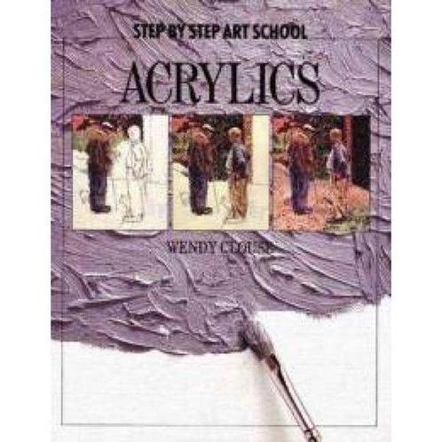 Step by step art school (Acrylics) 9781555213138, Boeken, Overige Boeken, Zo goed als nieuw, Verzenden