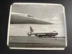 Vier verzamelbare, originele fotos van Concorde-vliegtuigen