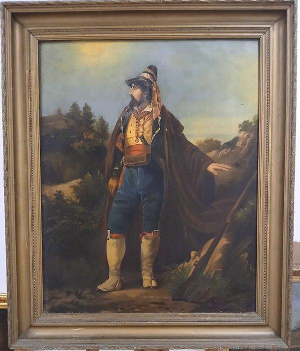 Europese school (XIX) - The italian hunter, Antiek en Kunst, Kunst | Schilderijen | Klassiek
