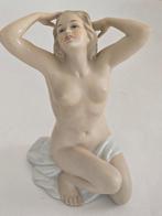 Wallendorf - Figuur - Akt kniend - Bisquitporzellan, Antiek en Kunst
