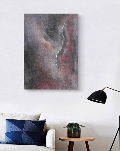 Monika Kwarciak - Thors Rage - earth pigments, Antiek en Kunst, Kunst | Schilderijen | Modern